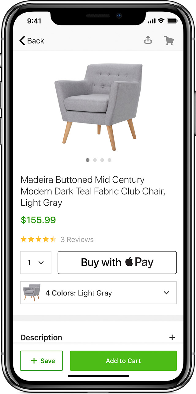 Использование Apple Pay в приложениях