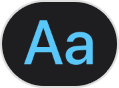 text icon