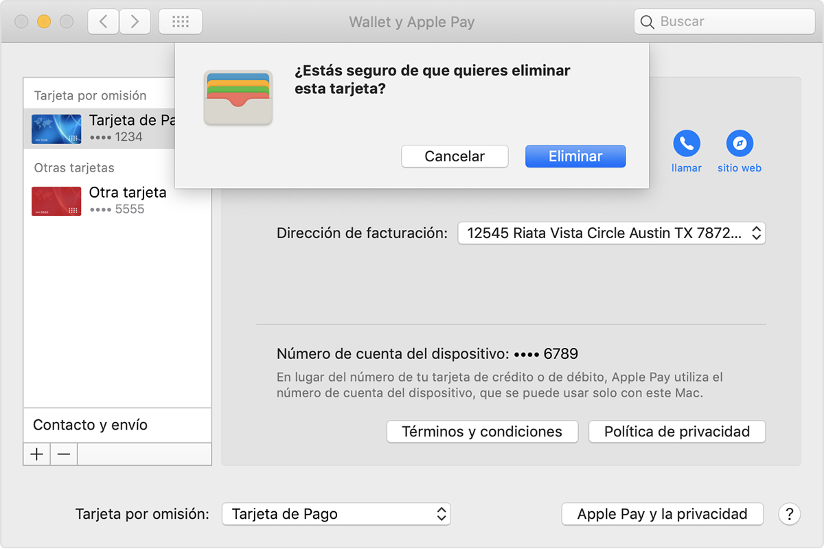 Eliminar una tarjeta en los modelos de Mac