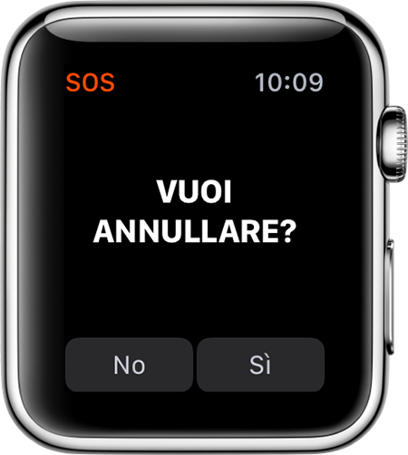 Opzione Termina chiamata su Apple Watch.