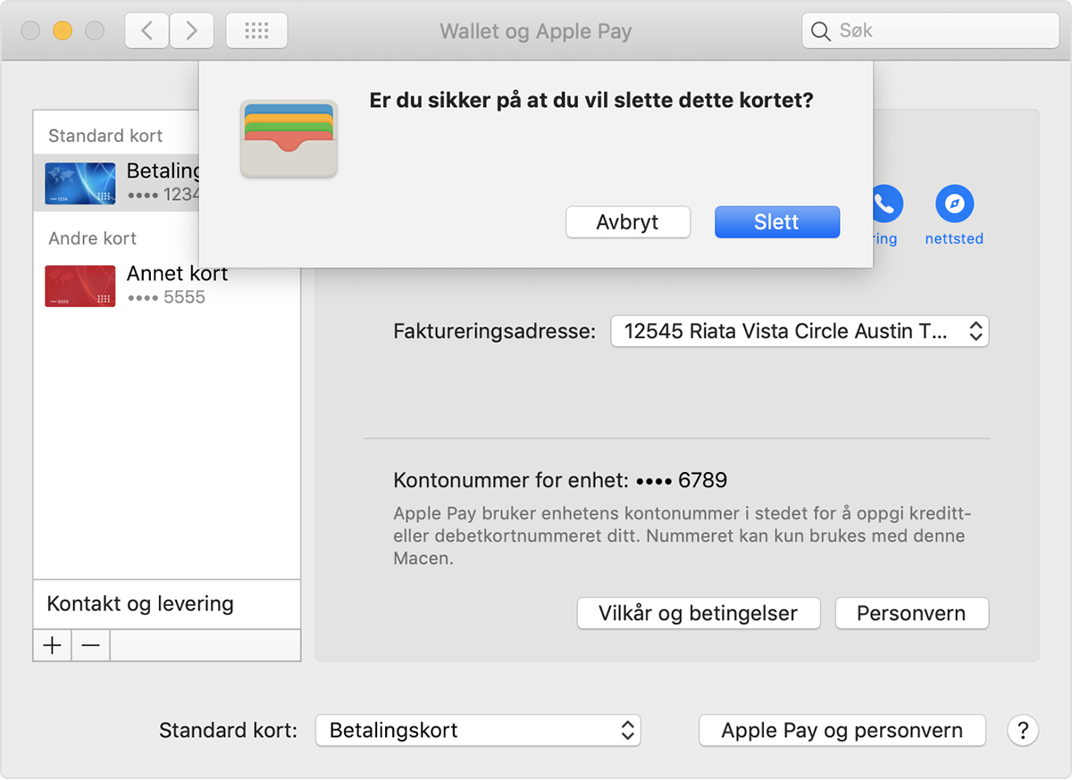 Fjerne kort fra Mac-modeller