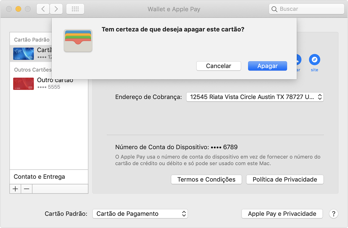 Remover cartão dos modelos de Mac